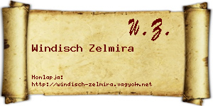 Windisch Zelmira névjegykártya